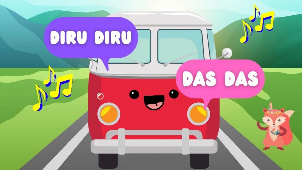 Aprende a pronunciar la L, R i D amb la cançó de l'autocaravana DIRULANA